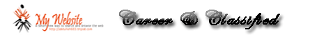 My Website ! Career & Classified