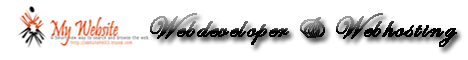My Website ! Web Developer & Webhosting
